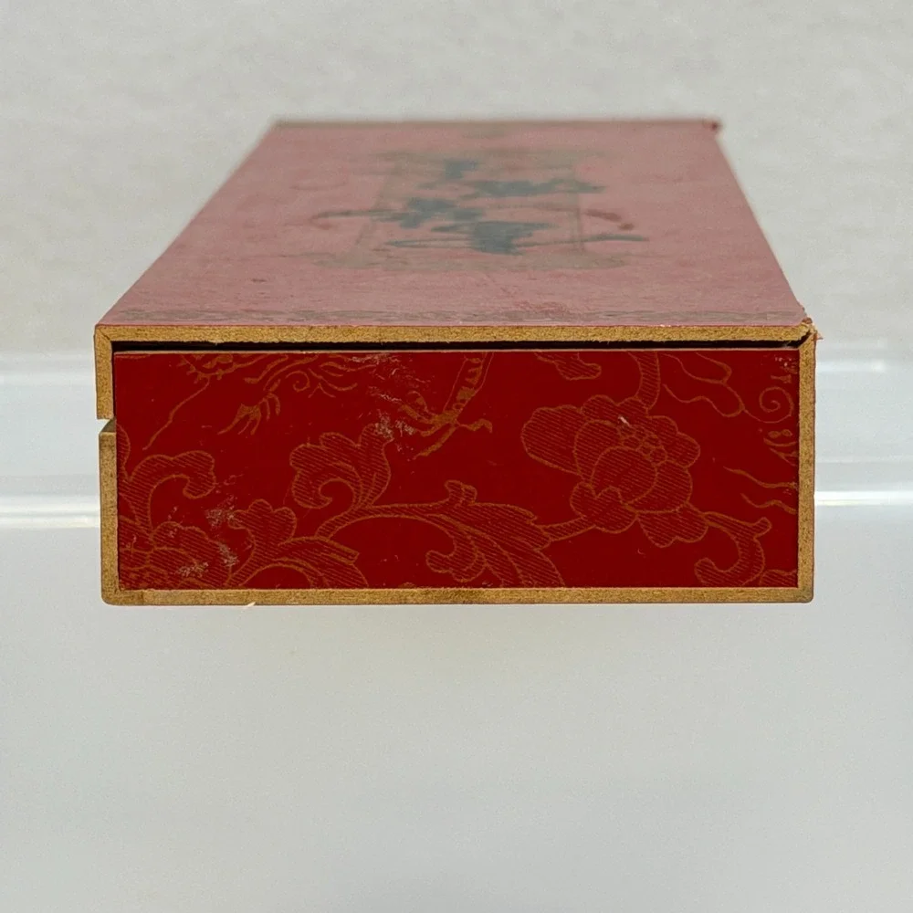 Chinese Chopsticks Gift Set w/ Dragon Motif‎ & Holders in Red Gift Box
